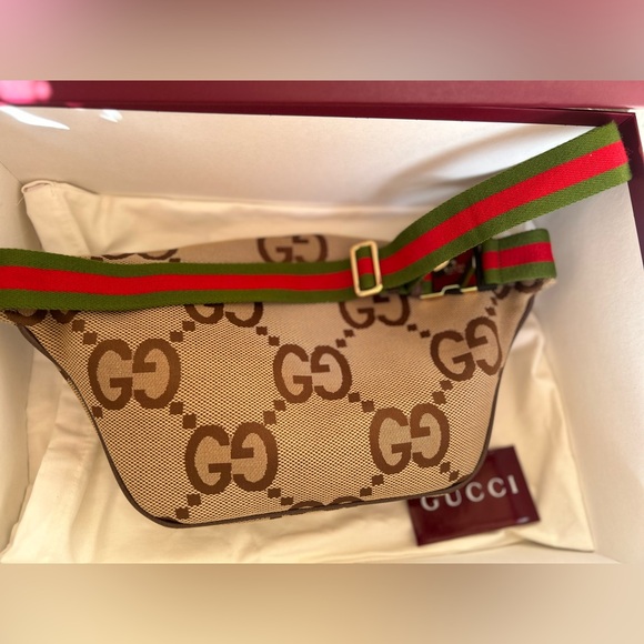 GUCCI GG Canvas Jumbo Beltbag/Bodybag - Picture 15 of 15